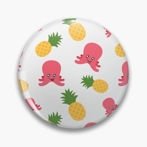 Item preview, Pineapple and Octopus Pattern designed and sold by Patternsthetic.