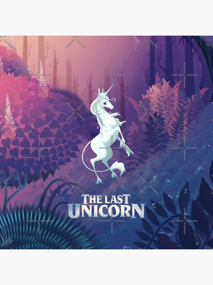 The Last Unicorn Purple Forest by 0Robyn0