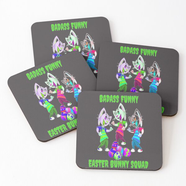 Item preview,  EASTER BUNNY, BADASS AND FUNNY, SQUAD, FUN PLAYFUL EASTER DESIGN, EGG HUNT SQUAD, Chilling Peeps designed and sold by Adri Barnard.