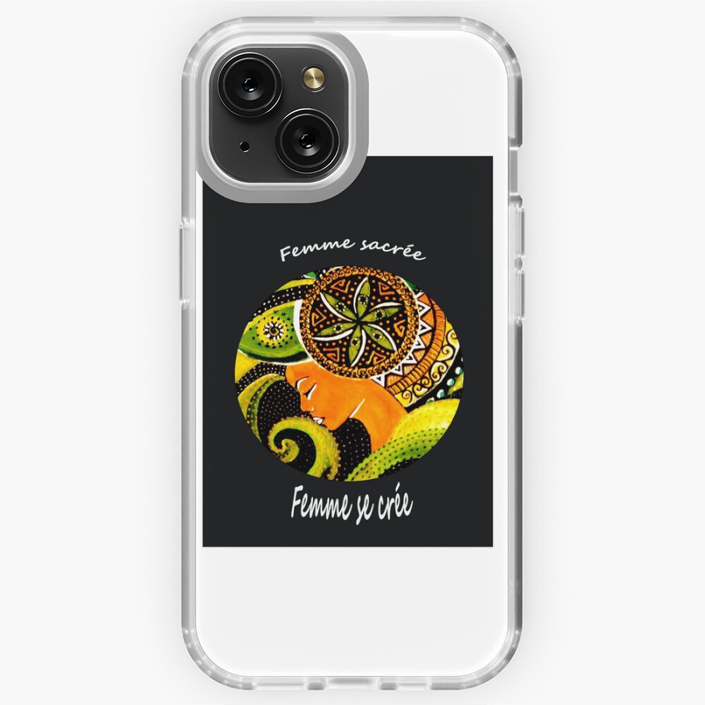Aperçu de l'œuvre Coque souple iPhone créée et vendue par Graine-de-Lune.