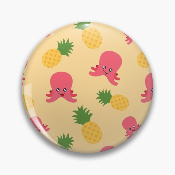 Item preview, Pineapple and Octopus Pattern designed and sold by Patternsthetic.