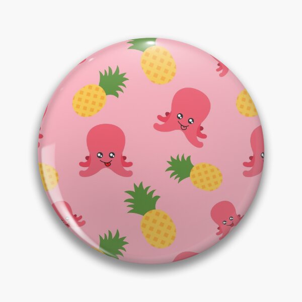Item preview, Pineapple and Octopus Pattern designed and sold by Patternsthetic.