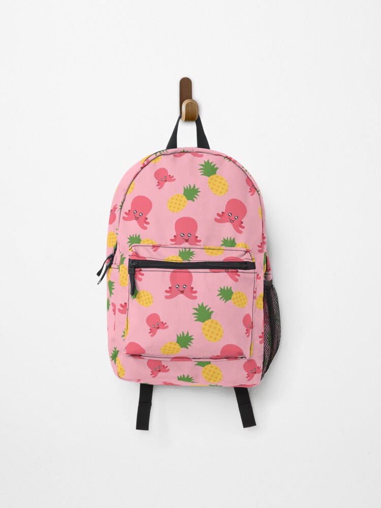 Thumbnail 1 of 3, Backpack, Pineapple and Octopus Pattern designed and sold by Patternsthetic.