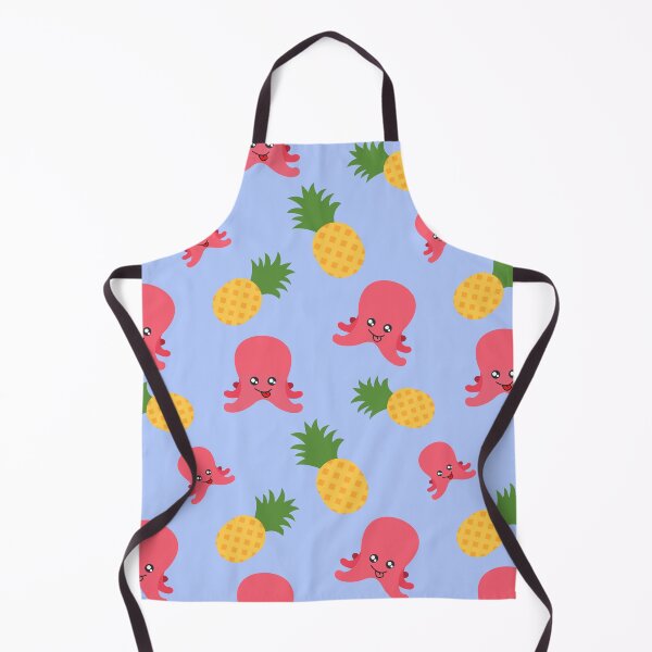 Item preview, Pineapple and Octopus Pattern designed and sold by Patternsthetic.