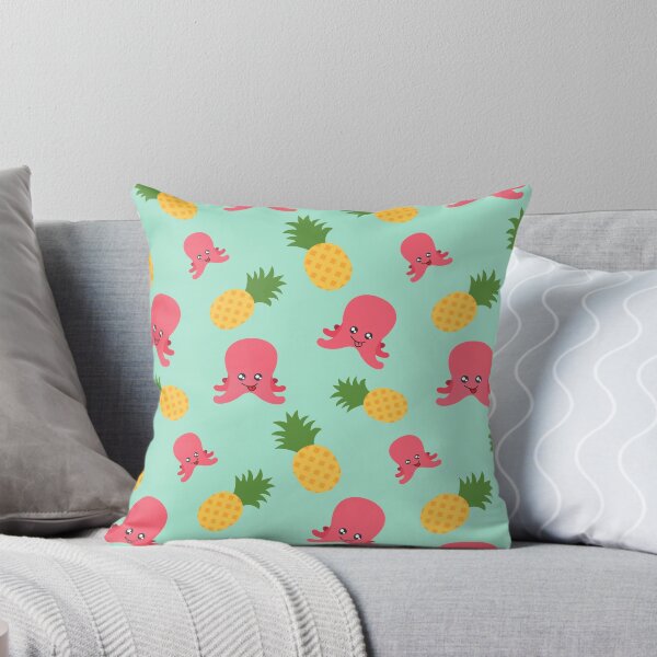Item preview, Pineapple and Octopus Pattern designed and sold by Patternsthetic.