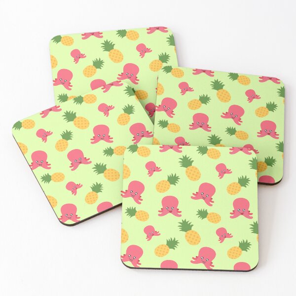 Item preview, Pineapple and Octopus Pattern designed and sold by Patternsthetic.