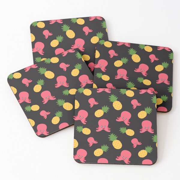 Item preview, Pineapple and Octopus Pattern designed and sold by Patternsthetic.