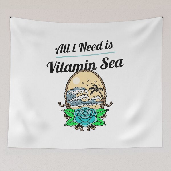 Item preview, All I need is Vitamin Sea designed and sold by Sam Artist.