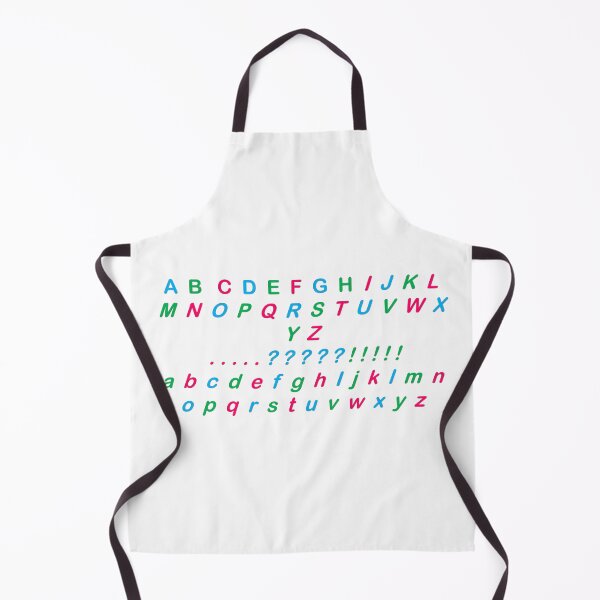 Artikelvorschau, Schrift des Alphabets in grün und pink und blau entworfen und verkauft von Vicky Rodden.