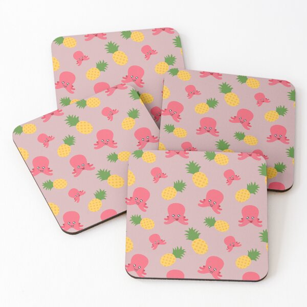 Item preview, Pineapple and Octopus Pattern designed and sold by Patternsthetic.