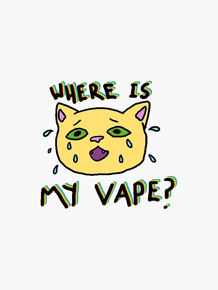 elfbar nachfüll pod läuft aus Cat Vaping Vape Merch & Gifts for Sale