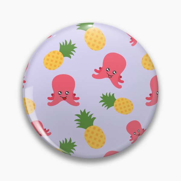 Item preview, Pineapple and Octopus Pattern designed and sold by Patternsthetic.