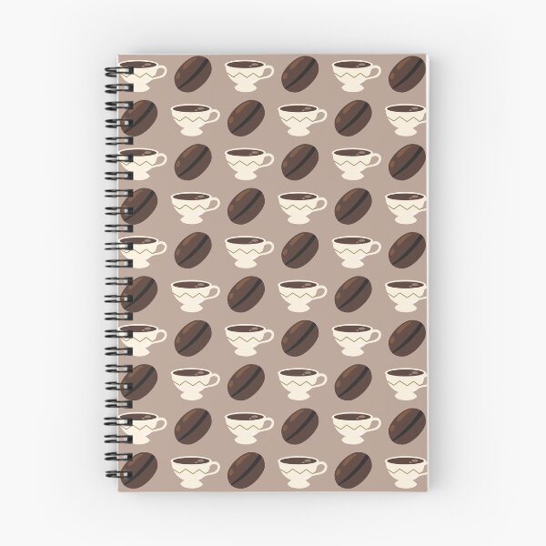 Item preview, Coffee Cups and Coffee Beans Pattern designed and sold by Floramisu.