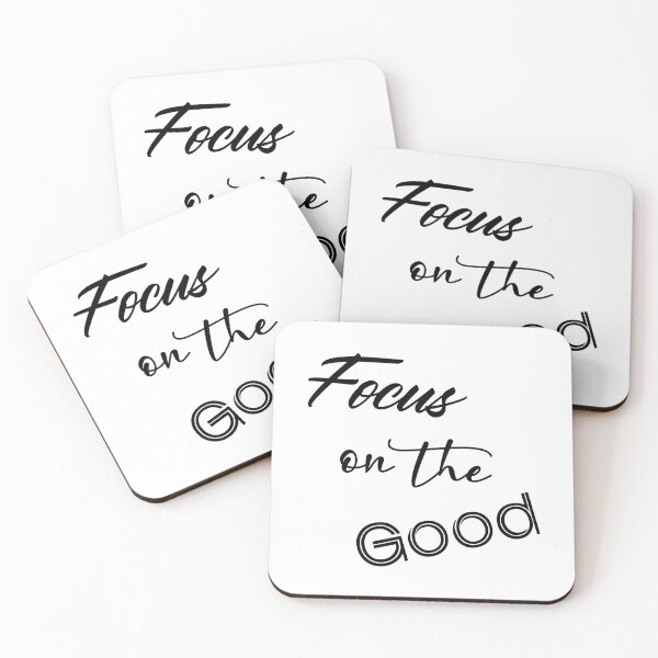 Item preview, Focus on the Good, uplifting, quotes, positivity, faith, designed and sold by DAM Creative ⭐⭐⭐⭐⭐.