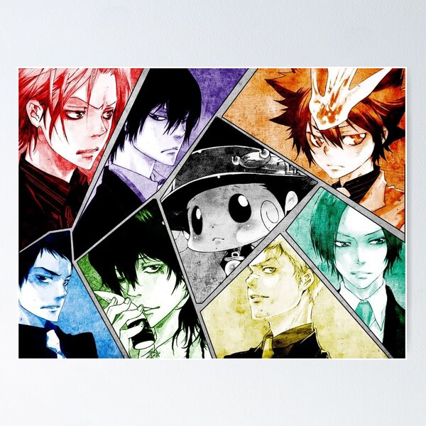 Katekyo Hitman Reborn Anime Character Poster Classic Manga Wall