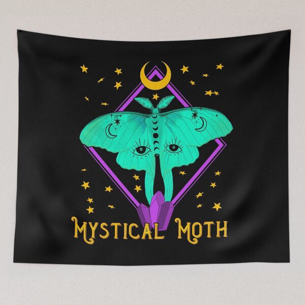Item preview, Mystical Moth Luna Moth Butterfly Moon Goblincore designed and sold by funnytshirtemp.