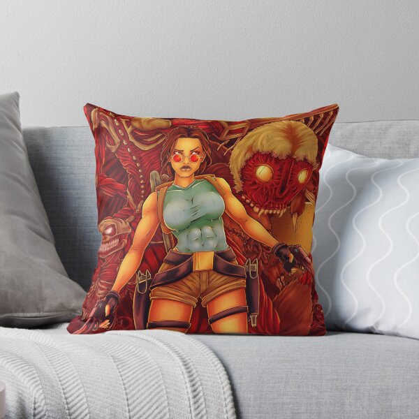 Lara croft shop body pillow