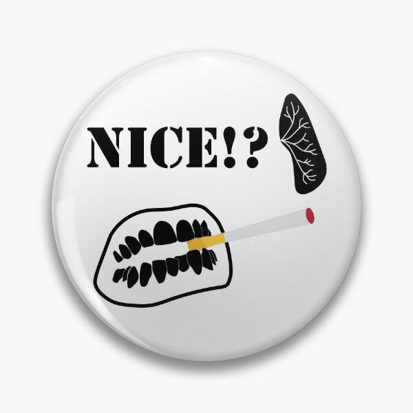 Item preview, Black Teeth Black Lung, NICE!? ---- Anti-Smoking designed and sold by Moyanana.