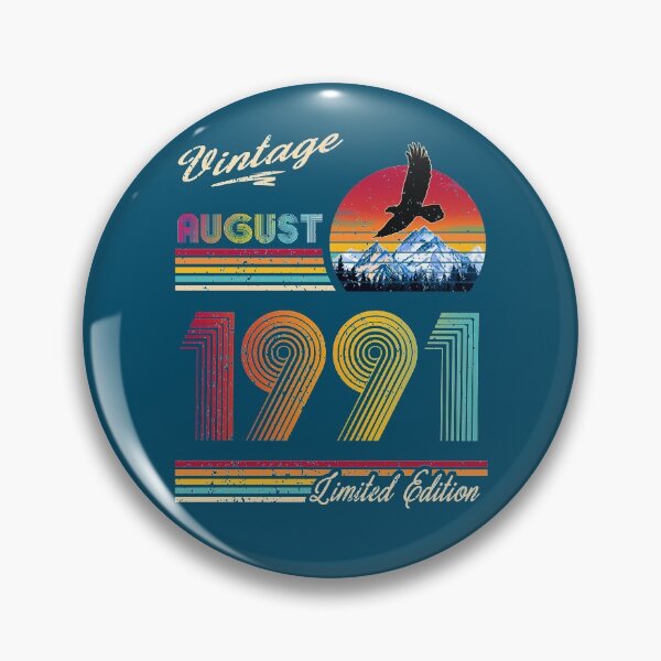 Item preview, Vintage August 1991 Birthday designed and sold by GreenSplash.