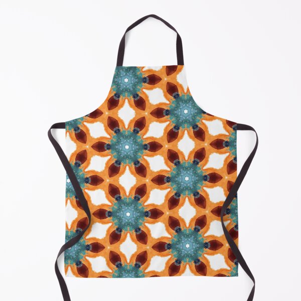 Artikelvorschau, Abstraktes Aquarellmuster des ethnischen orange und blauen Kaleidoskops, psychedelische böhmische Kunstbeschaffenheit entworfen und verkauft von paldronma.