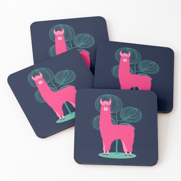 Item preview, chilled alpaca lama in the woods designed and sold by TrueType.