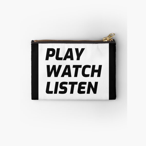 Item preview, Play Watch Listen T-shirts and Apparel Design designed and sold by MucciStore.