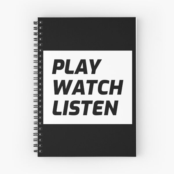 Item preview, Play Watch Listen T-shirts and Apparel Design designed and sold by MucciStore.