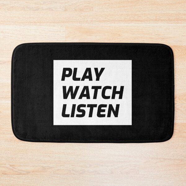 Item preview, Play Watch Listen T-shirts and Apparel Design designed and sold by MucciStore.