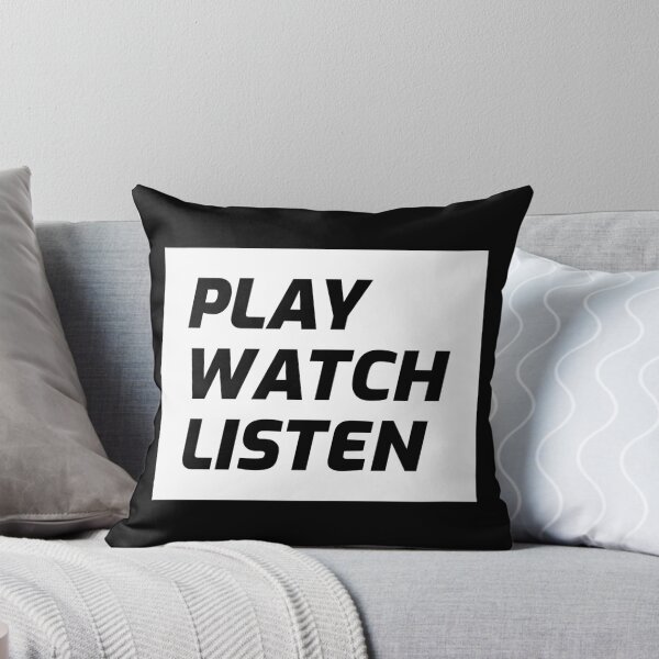 Item preview, Play Watch Listen T-shirts and Apparel Design designed and sold by MucciStore.