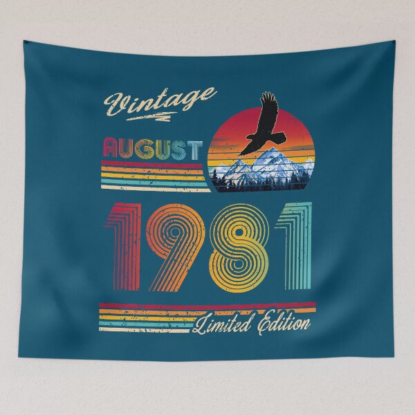 Item preview, Vintage August 1981 Birthday designed and sold by GreenSplash.