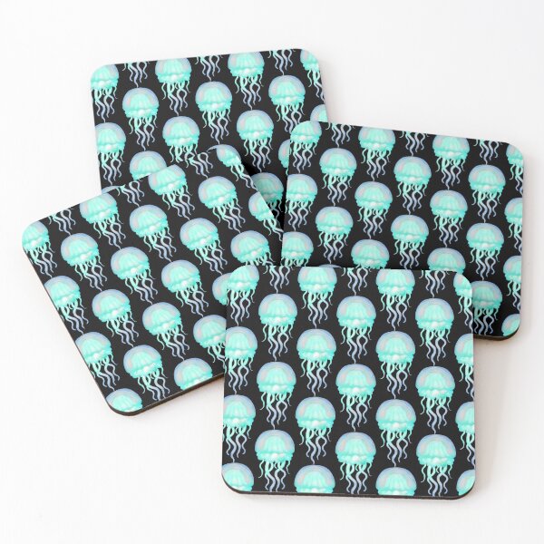 Item preview, Light Blue Jellyfish designed and sold by DoodleDashCollective.