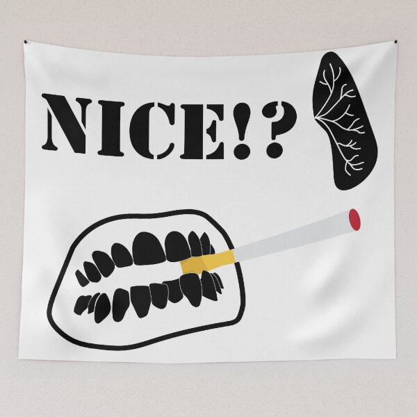 Item preview, Black Teeth Black Lung, NICE!? ---- Anti-Smoking designed and sold by Moyanana.