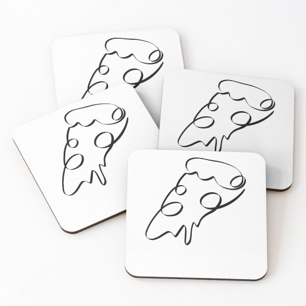 Item preview, PIZZA PIECE LINE ART | Gourmet is hungry Gourmet chef | To eat is to live designed and sold by yourtravelguide.