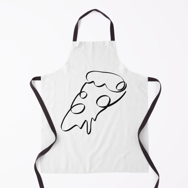 Item preview, PIZZA PIECE LINE ART | Gourmet is hungry Gourmet chef | To eat is to live designed and sold by yourtravelguide.