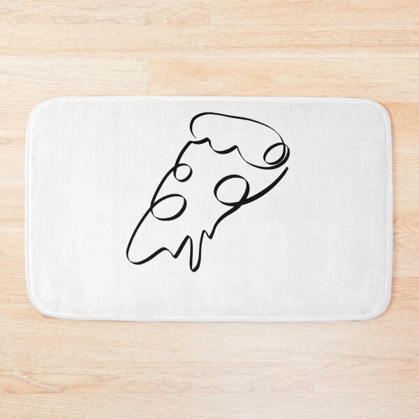 Item preview, PIZZA PIECE LINE ART | Gourmet is hungry Gourmet chef | To eat is to live designed and sold by yourtravelguide.