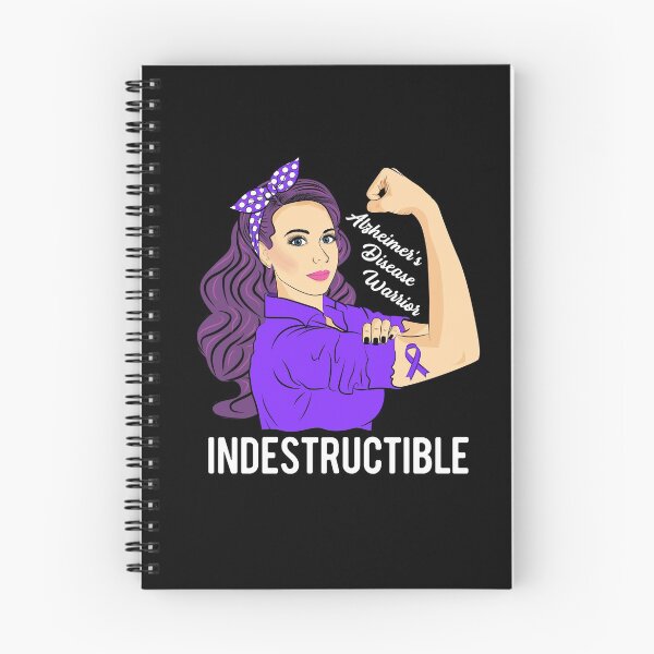 Item preview, Alzheimer Disease Awareness Warrior Indestructible designed and sold by ZNOVANNA.