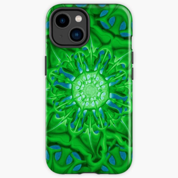 Bee Bloom round 9 Sunrise nature flower pattern iPhone Tough Case