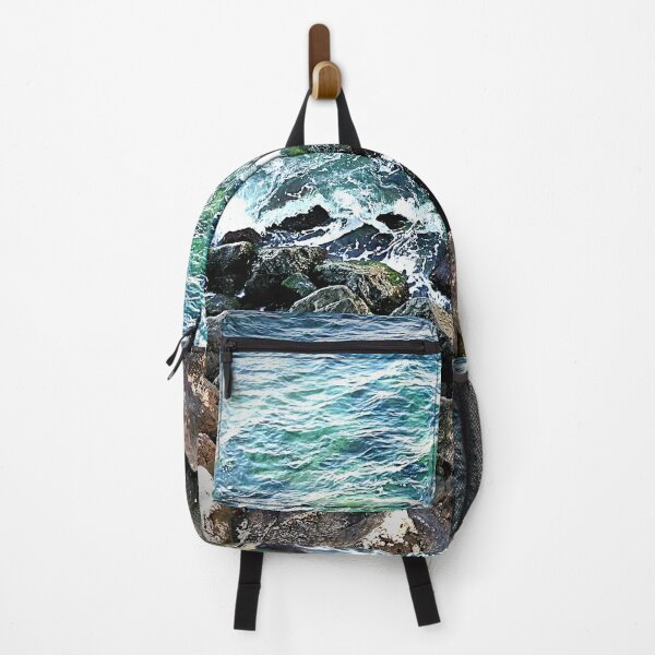 Item preview, The Water Hitting the Rocks designed and sold by HugsAndSnacks.