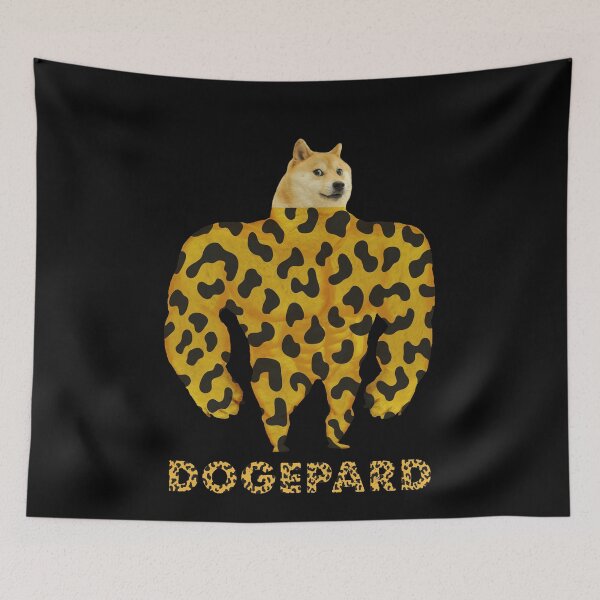 Item preview, Leopard Swole Doge DogePard DogeCoin Crypto Meme HODL Shiba designed and sold by trendo.