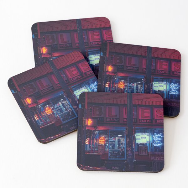 Item preview, Blues City Cafe - Memphis Tennessee Night Photography designed and sold by Anthonypresley.