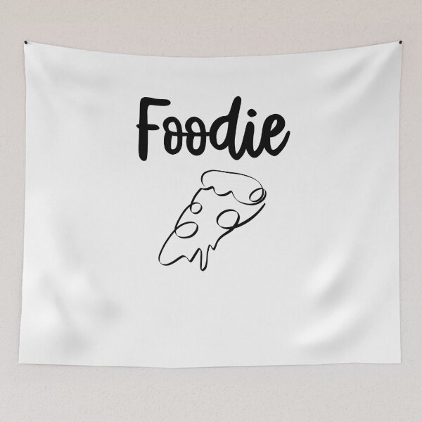 Item preview, FOODIE PIZZA PIECE LINE ART | Gourmet is hungry Gourmet chef | To eat is to live designed and sold by yourtravelguide.