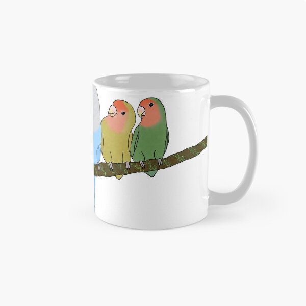 Item preview, The Flock (Lovebirds and Quaker) designed and sold by Sentoki.