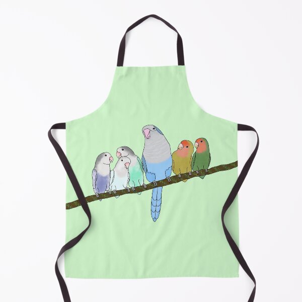 Item preview, The Flock (Lovebirds and Quaker) designed and sold by Sentoki.