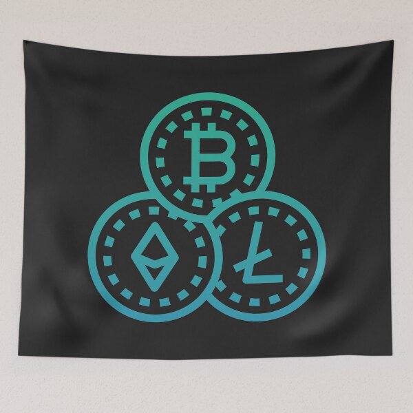 Item preview, Bitcoin Ethereum Litecoin - Cryptocurrency designed and sold by AeroAstro.