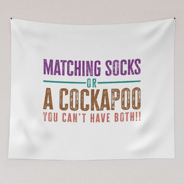 Item preview, Matching socks or a Cockapoo......you can't have both designed and sold by CarpenterPhoto.