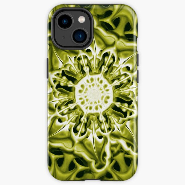 Bee Bloom round 12 Sunrise nature flower pattern iPhone Tough Case