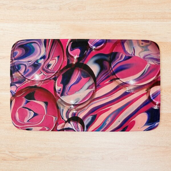 Item preview, Pink Acrylic Paint Bubbles designed and sold by CabinArtStudio.