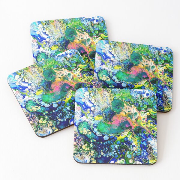 Item preview, Ocean life paint pour designed and sold by Mystical Beauty.