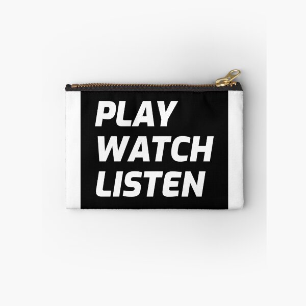 Item preview, Play Watch Listen T-shirt and Apparel Design designed and sold by MucciStore.