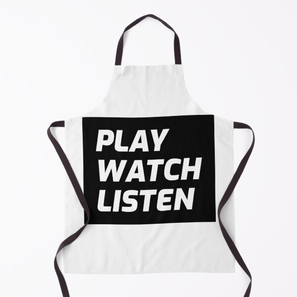Item preview, Play Watch Listen T-shirt and Apparel Design designed and sold by MucciStore.